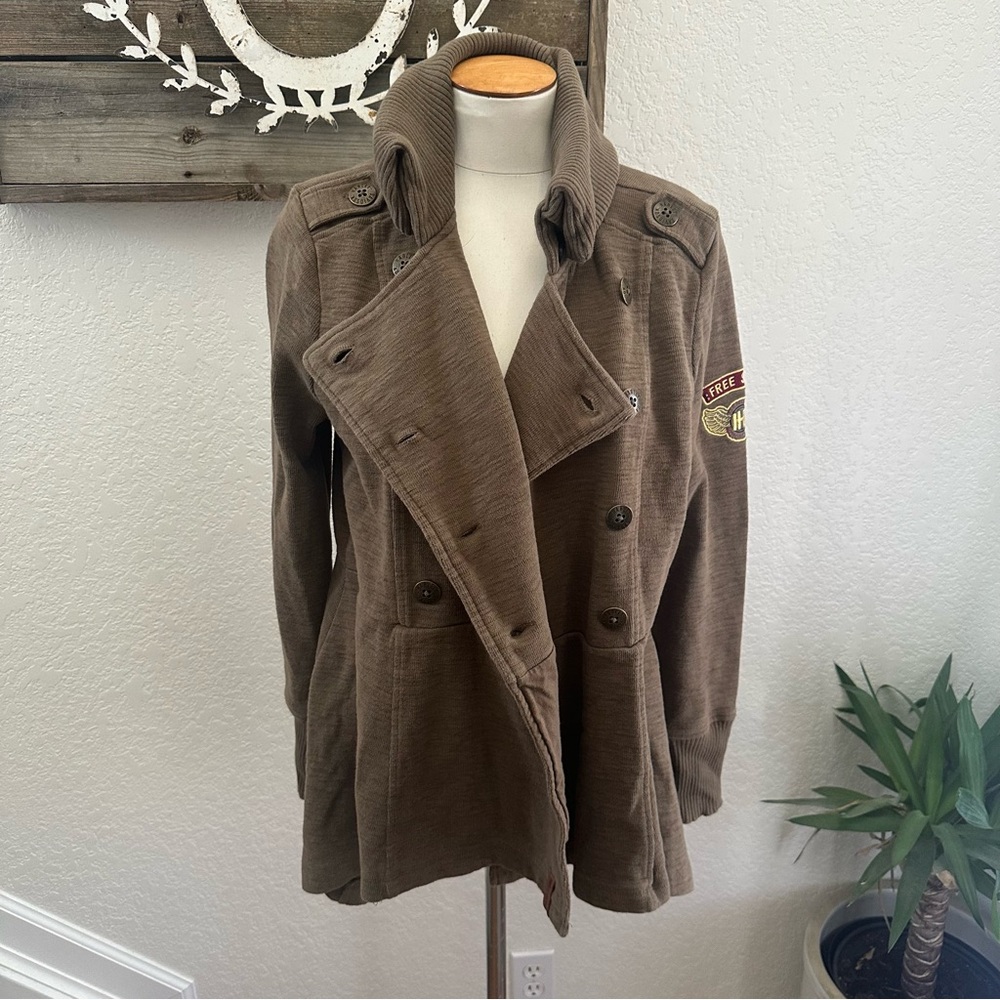 Harley Davidson Winged Pea Coat "Free Spirit" Women's Size Large